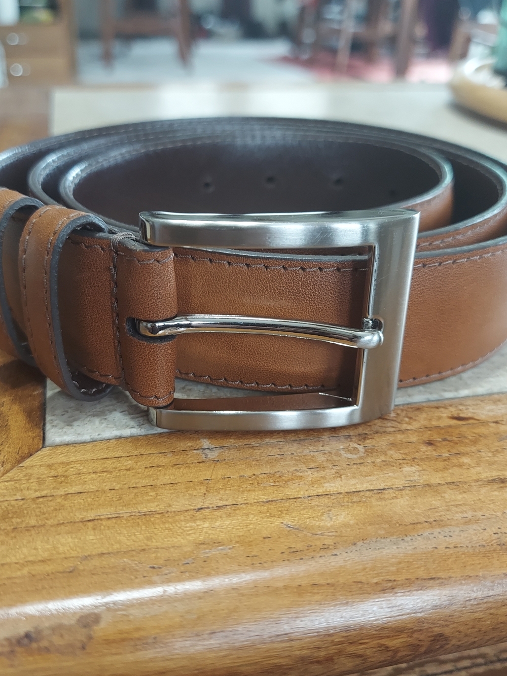 Allen Edmonds Wide Basic Dress Belt Size 42